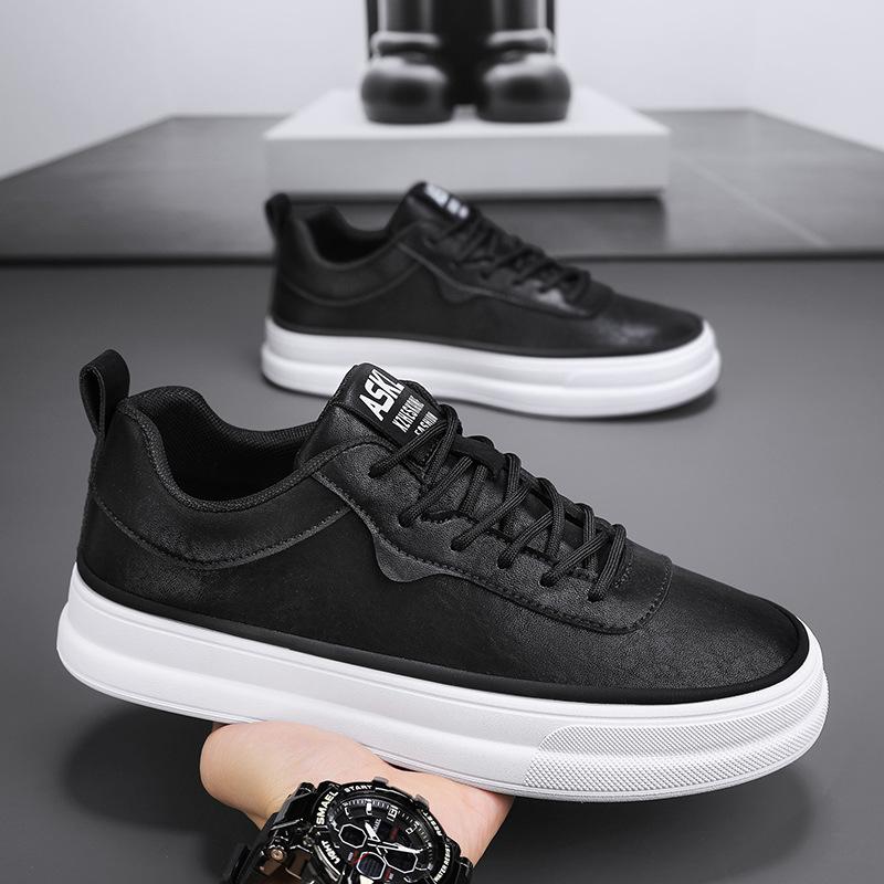 

Board shoes men s 2025 new spring and autumn simple work shoes Korean version of versatile men s casual shoes live broadcast 44
