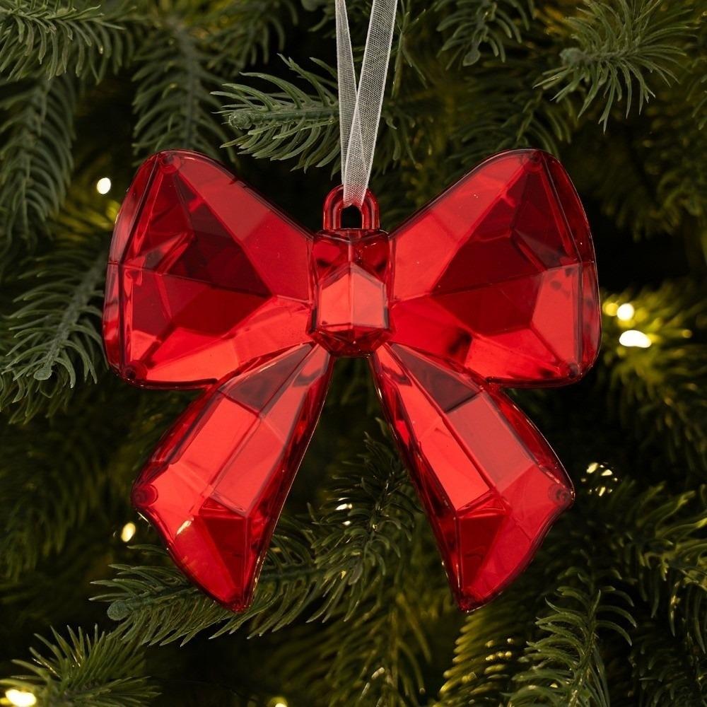 Snowflake Christmas Tree Crystal Decor Acrylic Home Decor Christmas Hanging Home Decoration