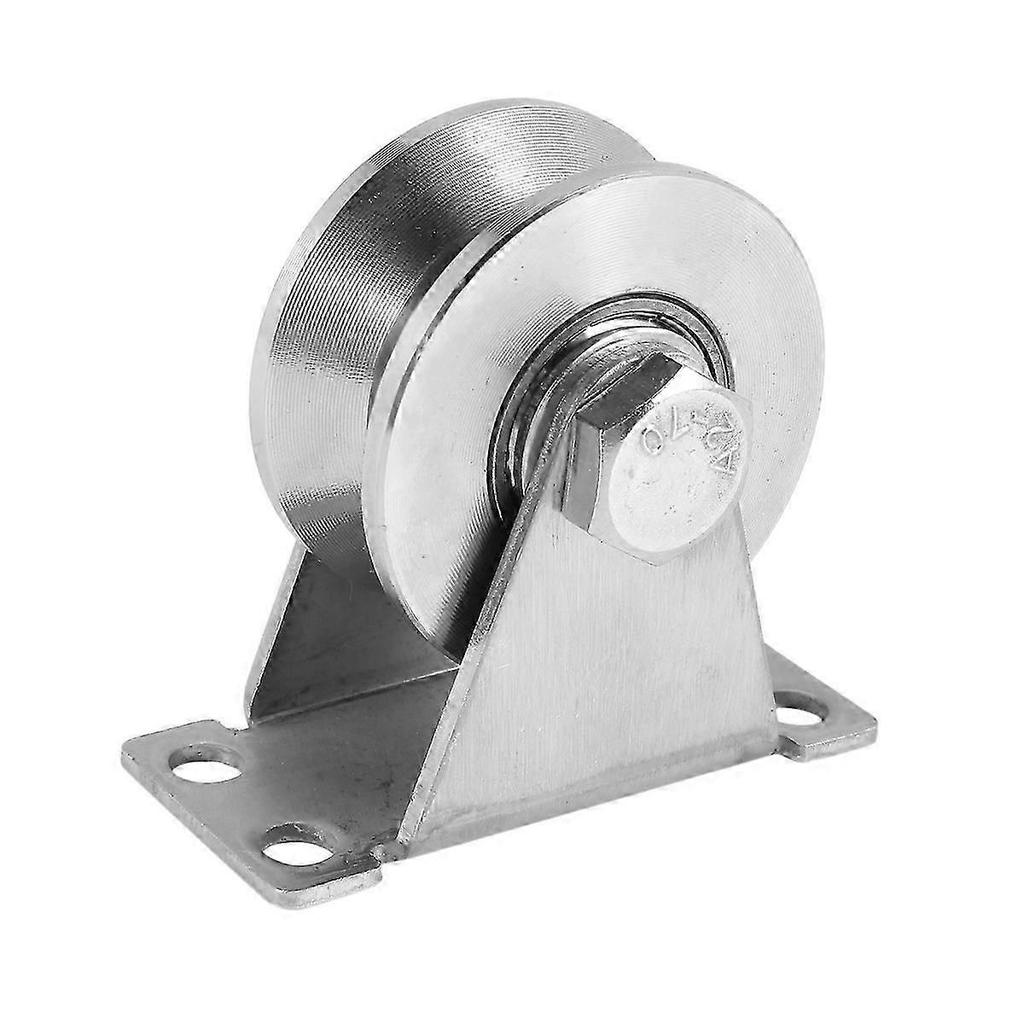 Stainless steel track wheel pulley