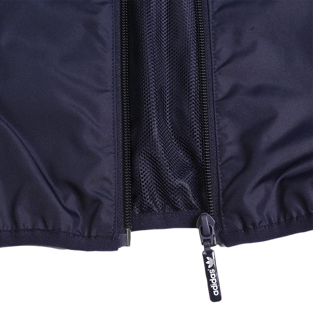 adidas Originals Lifestyle Casual Series Tkaná bunda s kapucí a potiskem písmen Pánská bunda Černá AJ6976
