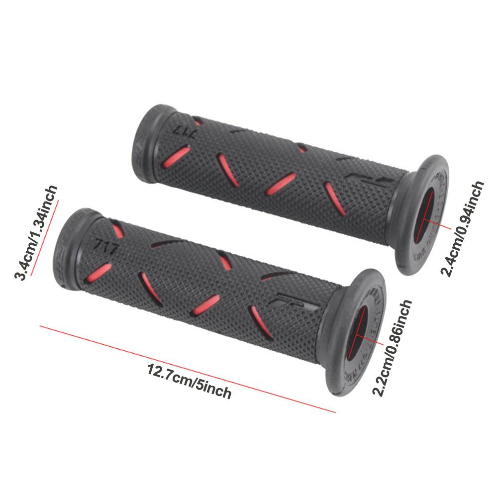 Universal 22mm Motorcycle Handlebar Motorbike Grips Rubber Modification Accessories Moto Handles