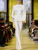 Available 2025: Stylish European & American Celebrity Slim Lace Pantsuit Set