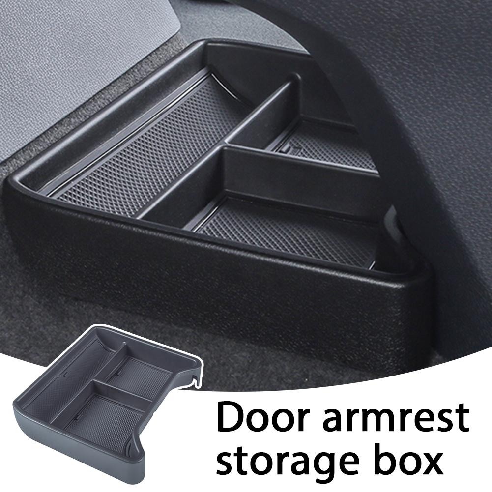 For Volkswagen VW ID3 ID4 X ID6 Crozz Door Handle Storage Car Tray Interior Box Armrest Accessories Holder Door Organizer U0S3