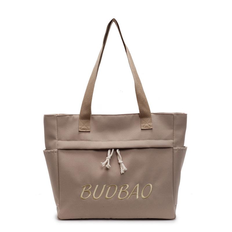 Simple and fashionable cloth bag, large-capacity casual commuting shoulder bag, new student versatile handbag for women