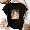 New Style Tops and T-shirts, Retro HELENE FISCHER Printed Short-sleeved Comfortable T-shirts for Both Men and Women