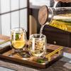 Handun Heat-Resistant Double Wall Glass Tea Set