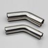 Stainless steel non-standard exhaust 45 degree elbow 70mm extended and 200mm extended at both end exhaust bend