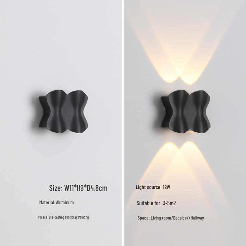 Creative Waterproof Outdoor Wall Light for Doorways, Courtyards, and Balconies