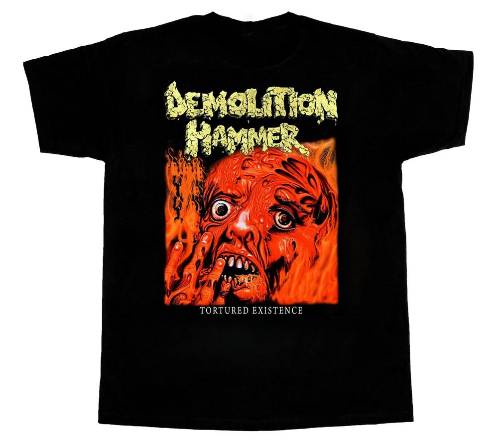 Demolition Hammer Band Tortured Existence Cotton T-Shirt Full Size SB113 Unisex T-Shirt