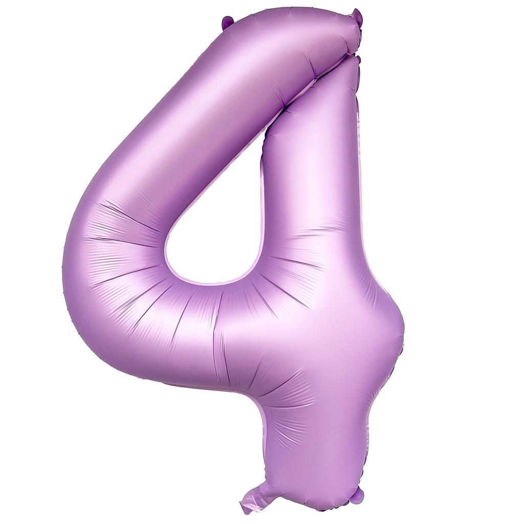 40 inch 0-9 Matte Purple Number Balloons Helium Foil Mylar Balloon Birthday Party banquet Decoration
