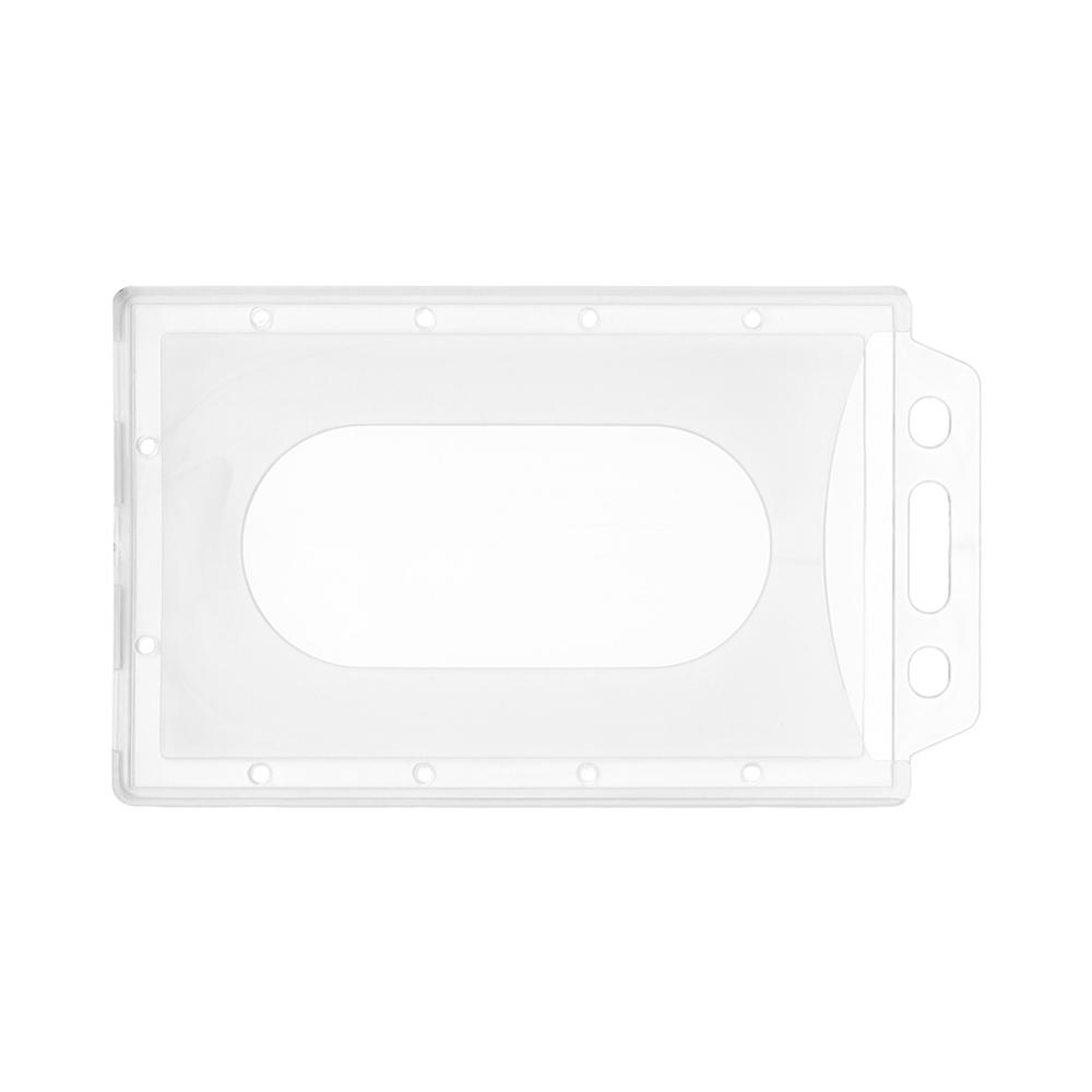 

1/3pcs New Hard Plastic Multi-use Badge Protector Cover Office School Name Card ID Card Pouch Work Card Holders Card Sleeve