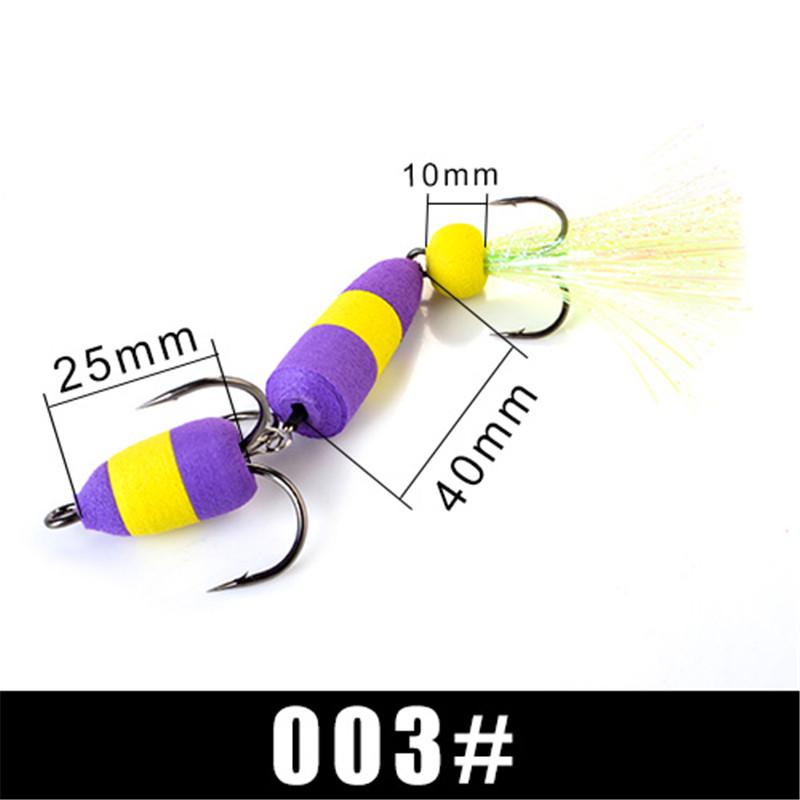 FishKing 1PC Soft Bass Lure Insect Lure With Sharp Hooks Weight 3.4G 4.7G Big/Small Size