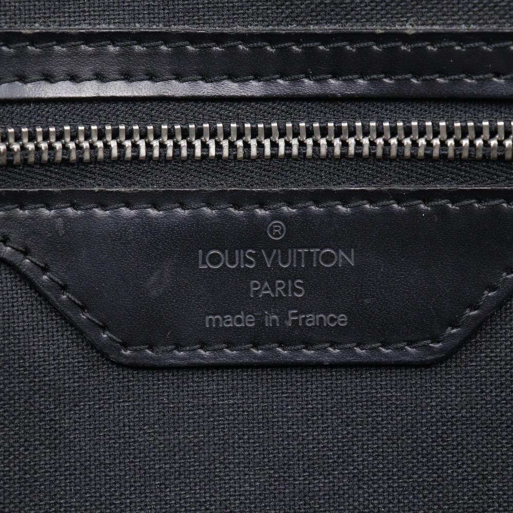 Louis Vuitton Saratov GM Shoulder Bag M30882 Noir Black Taiga Mens Used