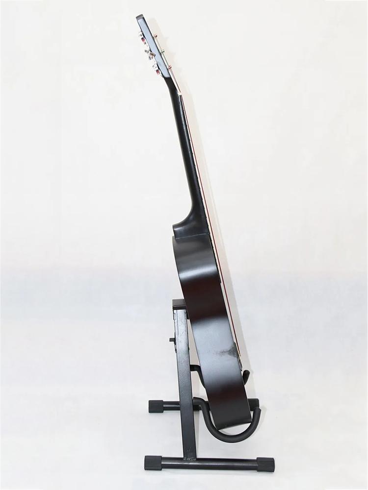 A-Typ Gitarrenständer Metall Gitarren-/Bassständer A-Typ Klappbarer verstellbarer Saiten-Musikinstrumentenständer Zubehör Gitarrenständer