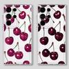 Fruit Cherry Phone Cover Case for Samsung Galaxy S26 S22 FE S24 S21 Note 20 Ultra 10 S25 Edge S20 Plus S23 Ultra