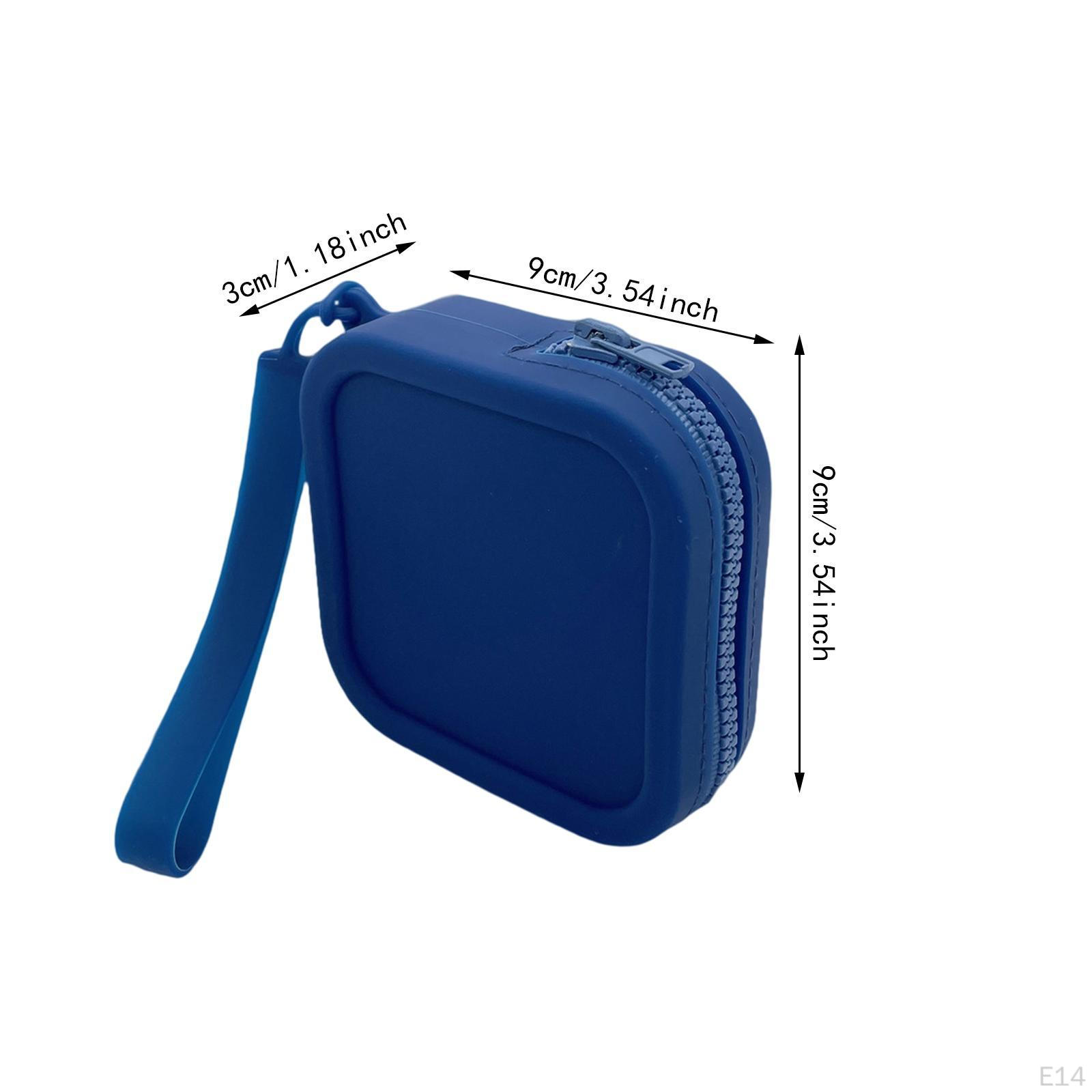 Силиконовый кошелек сумка для ключей водонепроницаемая молния небольшое хранилище — фото 9