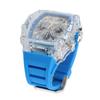Transparent Case Business Watch Water Proof 50M Luminous Casual Cool Large Dial Silicone Strap Fashion Hollowed Watch