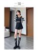 Black Women's High-Waisted A-Line Shorts - 2026 Trendy Spring/Summer Elastic Casual Wide-Leg Hot Pants
