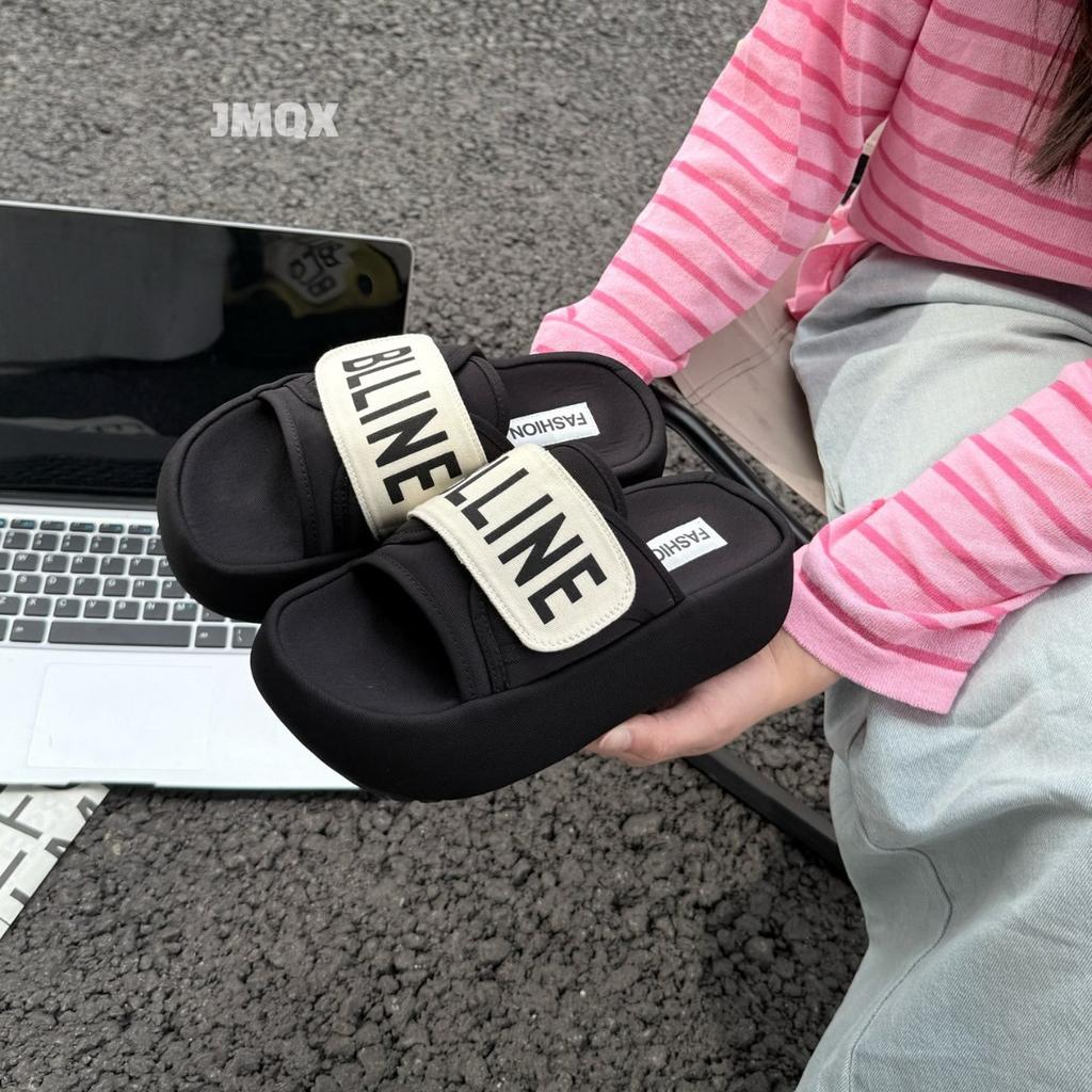 Beautiful Thick-bottomed Cool Slippers Women's Summer Wear Fashion with Skirts New Go Out Flat Slippers