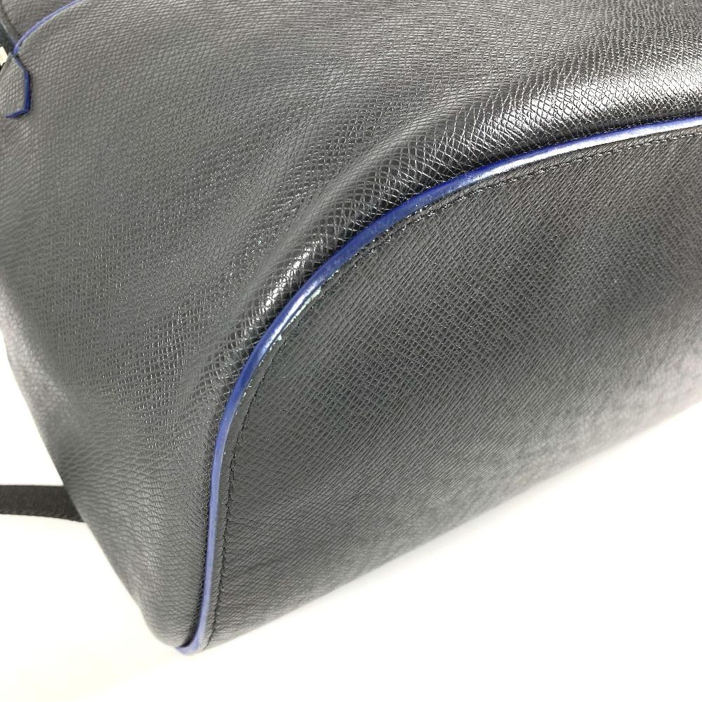 Louis Vuitton M32734 Taiga Anton Bum Bag Bicolor Backpack Black/blue