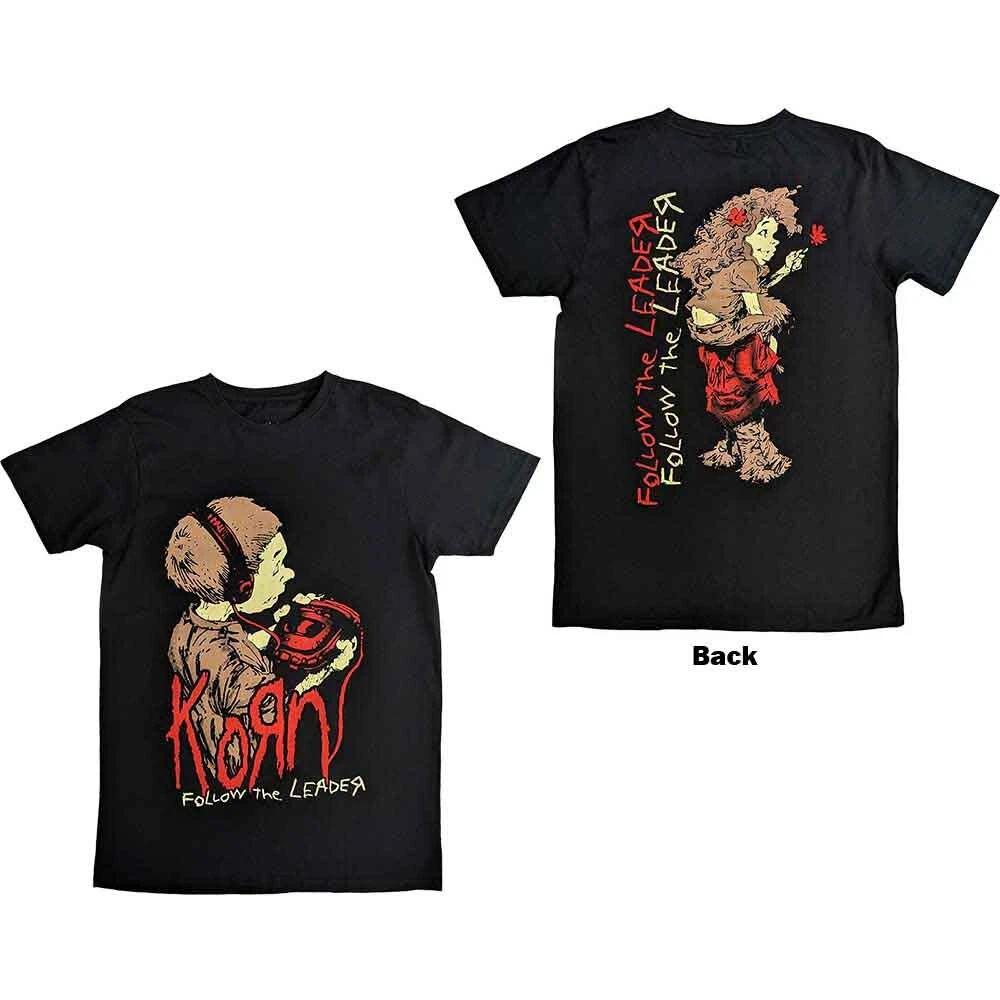 Korn Follow The Leader T-Shirt Black New XS