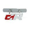 7x2.8cm Car Front Grille Emblem Rear Trunk Sticker for Volkswagen VW R SRacing Badge SR32 SR36 BORA GOLF JETTA MK4 PASSAT Polo ZK7
