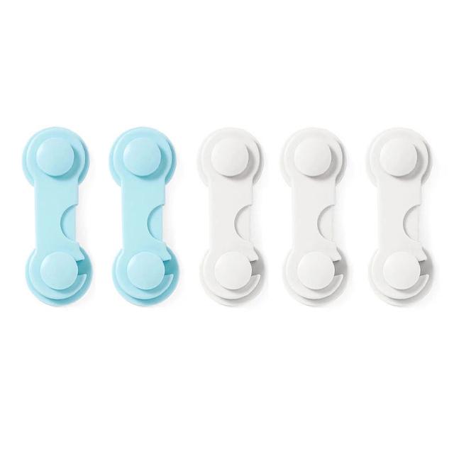 5pcs Child Safety Plastic Cabinet Lock Baby Protection From Children Safe Locks for Refrigerators Security Drawer Latches