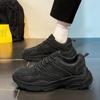 Men Sneakers  Lace Up Outdoor Running Shoes Non Slip Wear-resistant Breathable Tennis Shoes Summer Platform Men Shoes