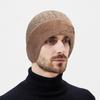 Winter Thick Wool Scarf Two-Piece Set Cold-Proof Warm Velvet Knitted Hat