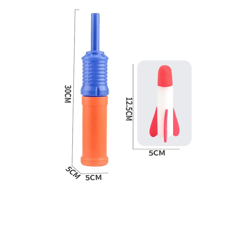 Hand Pressure Weather Pump Rocket Launcher Children's Outdoor Toys Parent-child Interaction Fun Toys Children's Birthday Gifts