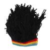 Funny Wig Hats High Elasticity Keep Warm Knitted Beanie Hat with Dreadlocks for Christmas Halloween