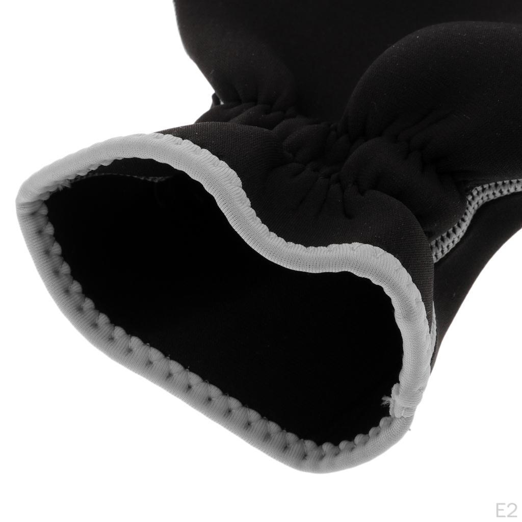 1 Pair Neoprene Kayak Rowing Rafting Paddle Gloves Hand Finger Palm