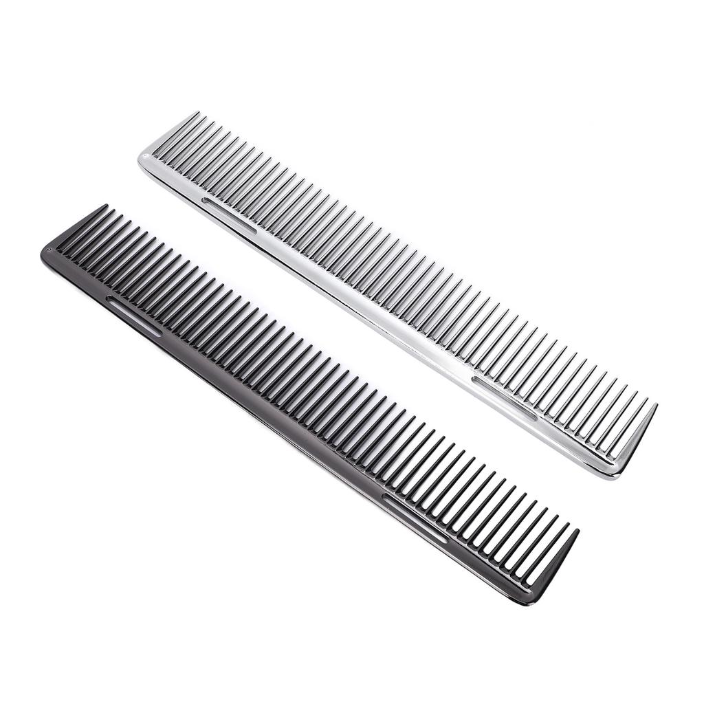 Grzebień fryzjerski Profesjonalny z drobnymi zębami Zapobiega ciepłu Metalowy aluminiowy do salonu Domowego strzyżenia Stylizacji Włosów