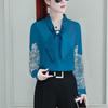 Women's Shirt Top Bow Loose Base Shirt Chiffon Shirt