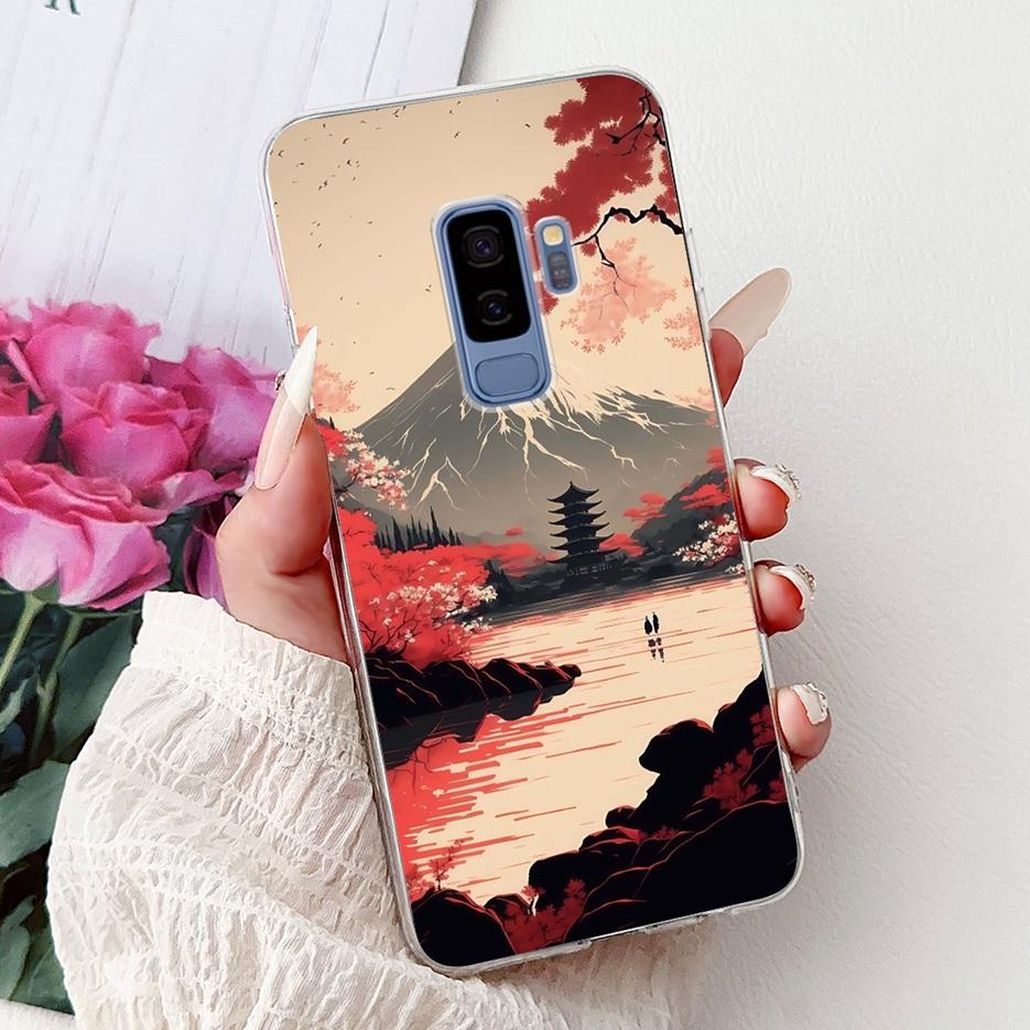 For Samsung Galaxy S9 Case SM-G960F Cute Cat Painted Cover Soft Slim Phone Case For Samsung S9 Plus S 9 Galaxy S9+ SM-G965F Bags