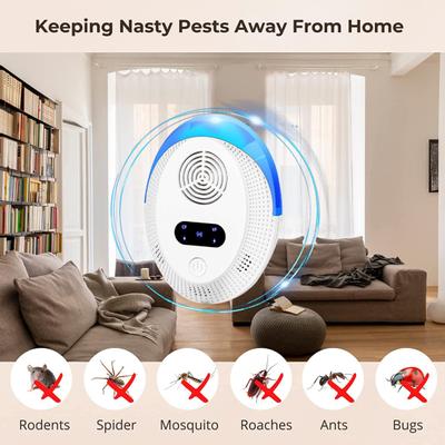 Ultrazvukový odpuzovač House Indoor Ultrazvukový plotice Hlodavec Myš Pavouk Hubení mravenců Elektronický odpuzovač malých zvířat