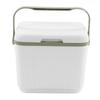 22L Portable Cooler White and Green Food Grade PP Insulation Cooler Box for Camping Outdoor Picnic