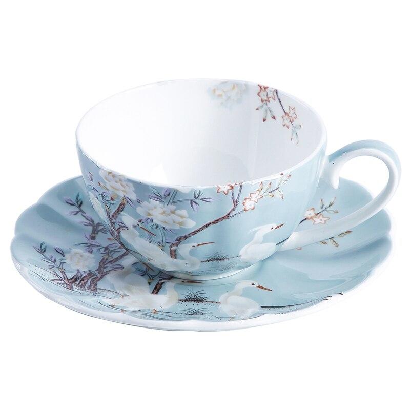 

Coffee Cups & Sauce Sets Fine Bone Porcelain Tea Cups Fashionable Design Espresso Cups European Coffee 250ml