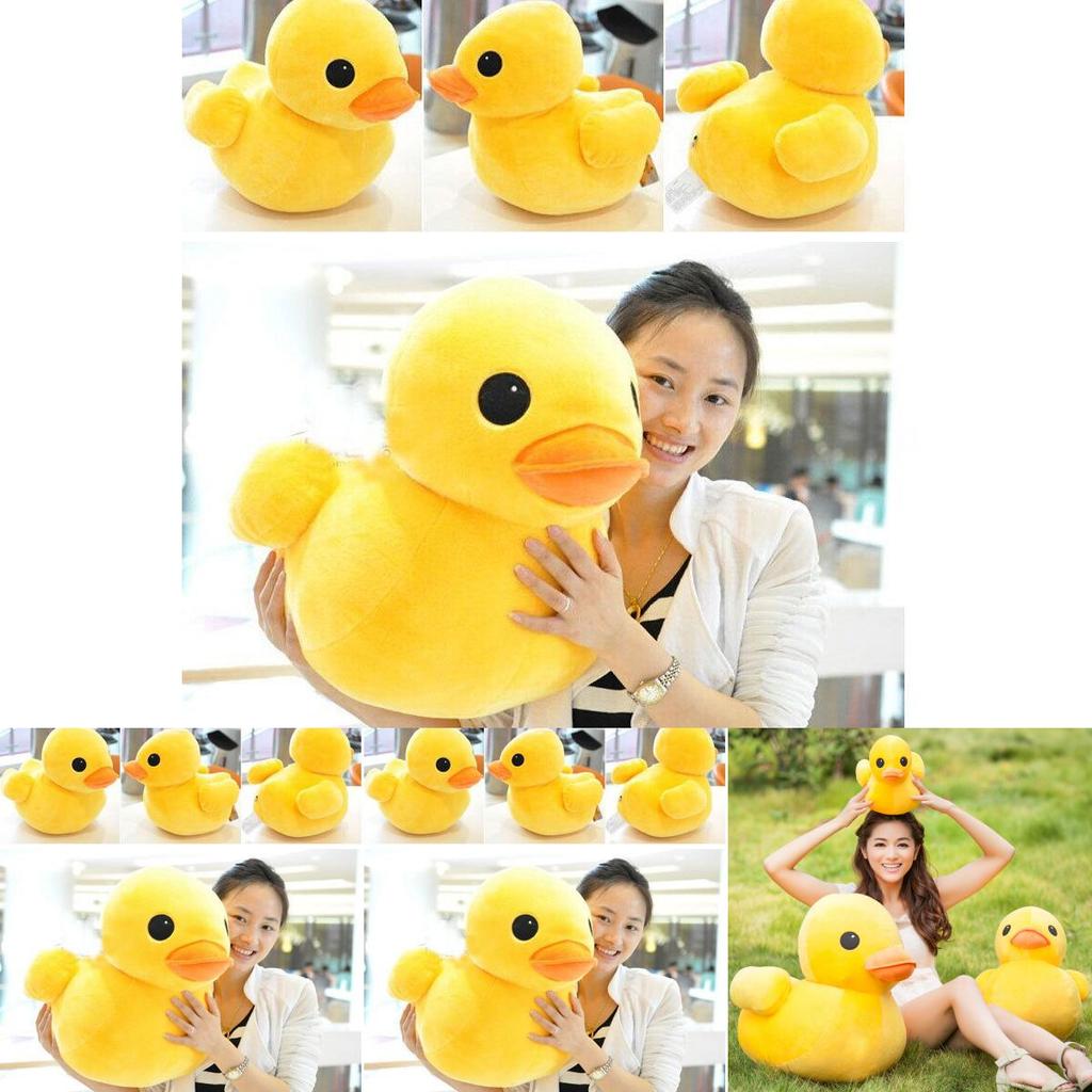 20cm 8" Lovely Yellow Duck Stuffed Animal Plush Soft Toy Perfect Pillow Gift