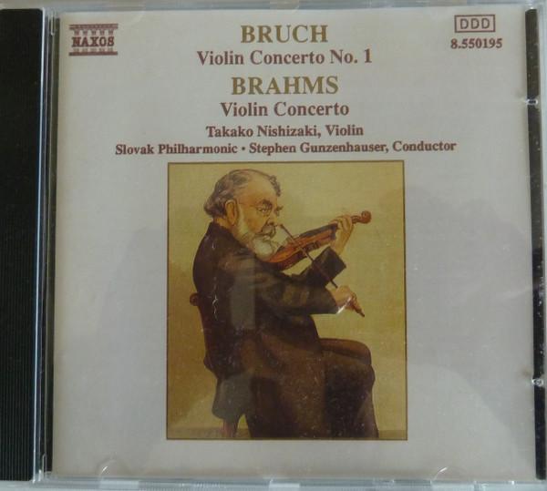 

CD BRUCH; BRAHMS - Bruch/Brahms: Violin Concertos 8550195 Germany Classical Used