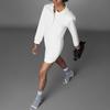 adidas Originals Premium Long Sleeve Polo Dress White Women HK7249