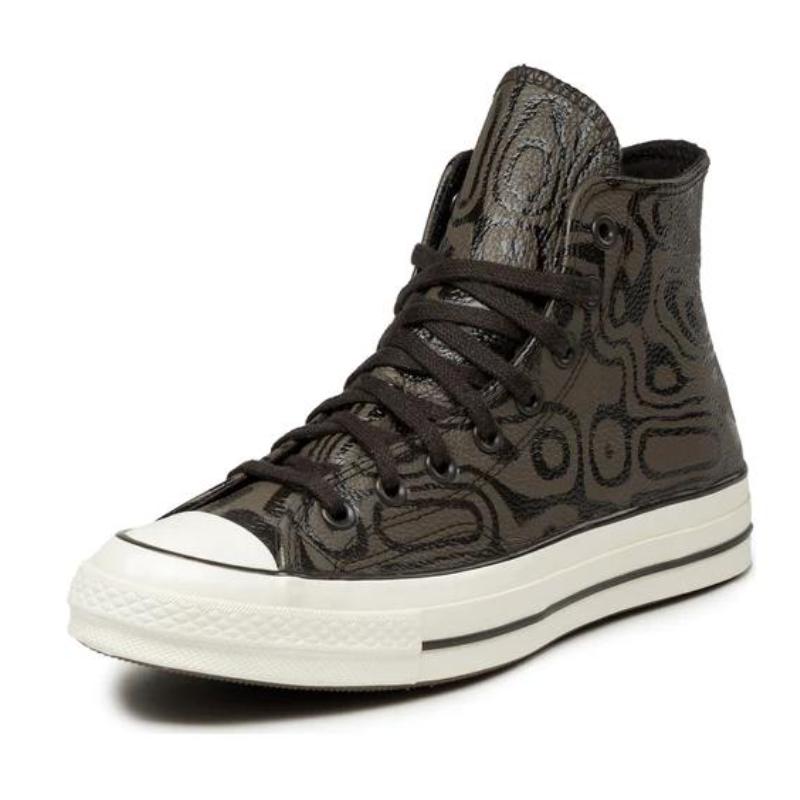 Willy Wonka x Converse Chuck 70 Trendy Cool High Top Espadrilles Unisex Brown