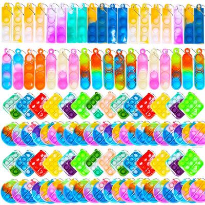 Mini-Schlüsselanhänger & Rucksack-Anhänger Fidget Toy - Fingerblasen-Pop-Dekompressionswerkzeug