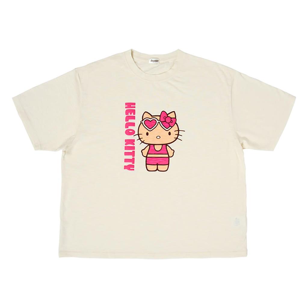 Sanrio Oversized Hello Kitty Ivory 824828 T-Shirt
