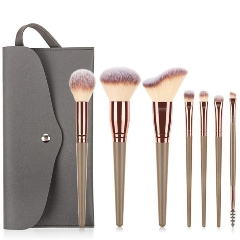7/15Pcs Makeup Brushes Face Eyes Make Up Brush Eyelash Eyeshadow Eyebrow Eyeliner Foundation Powder Blush Highlight Lips Brush