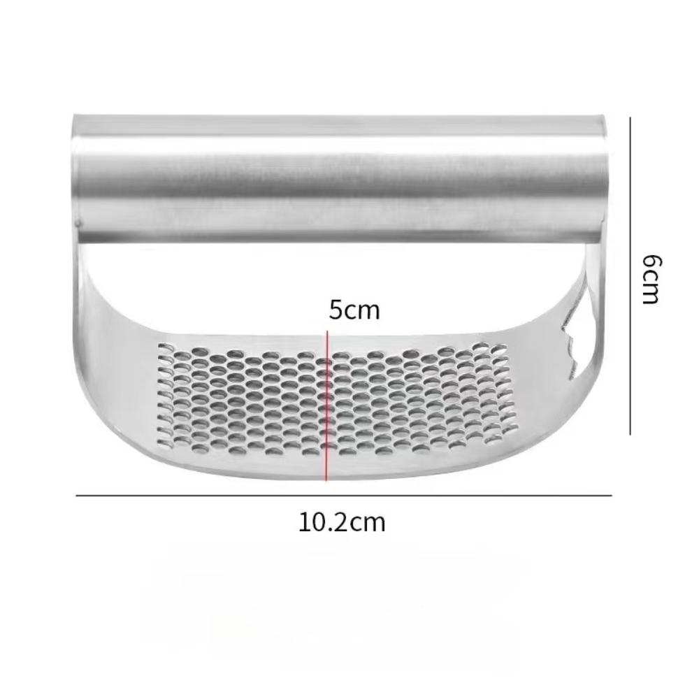 Silver Garlic Press Stainless Steel Garlic Chopper 2024 Garlic Mincer  Kitchen Tools