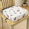 Booster Seat for Dining Table Printed Pattern Kids Booster Seat with Safety Buckles Anti-Slip Bottom Heightening Cushion