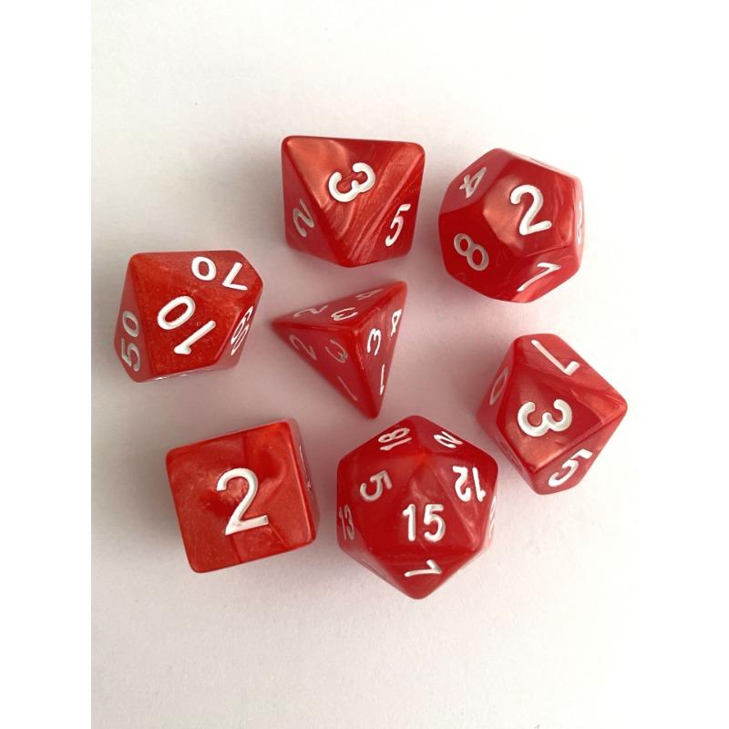 

7pcs/lot Polyhedral Dice Set Double-Color Dice D4 D6 D8 D10 D% D12 D20 для DND RPG Настільні ігри
