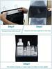1pc 4 Layer Over The Door Hanging Organizer,Cosmetics Wall Hanging Storage Organizer,Large Capacity Mesh Holder With Clear Pockets Hanging Storage Bag