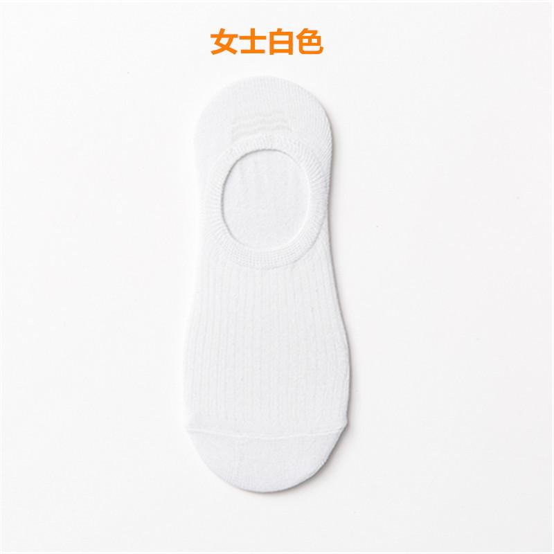 Short Socks Cotton Solid Color Women'S Socks Spring And Summer Shallow Mouth Women'S Socks Silicone Non-Slip Invisible Boat Sock